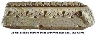 knez Branimir, 888., Mu