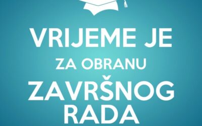 Obrana završnog rada u ljetnom roku 2024./25.