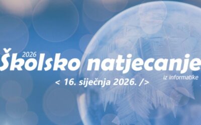 Rezultat školskog natjecanja iz Informatike