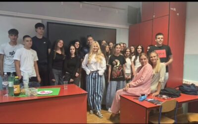 Kako pobijediti tremu? – glumica Julija u posjetu našim učenicima
